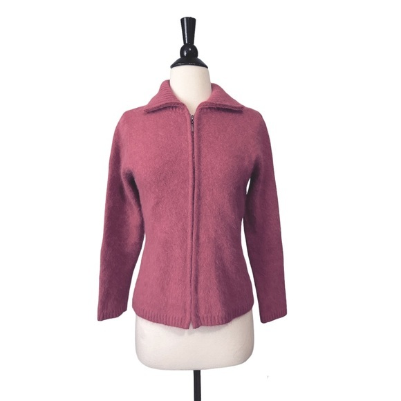 Jessy Line Roma‎ Angora Cardigan Size 6 - Picture 1 of 3